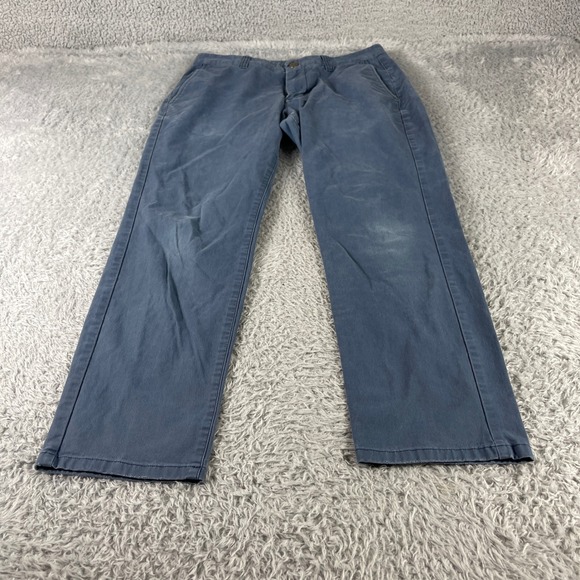 Bonobos Athletic Fit Blue Chino Pants Mens Size 30x28 Casual - Picture 1 of 13